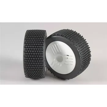 RC náhradní díl FG Mini - Pin H/OR-nalepené gumy na LEO bílých diskách, 2ks.