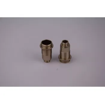 RC náhradní díl SWORKz přední hlíkové těla olejových tlumičů, krátké, 2 ks.