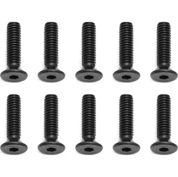 RC náhradní díl Associated M2,5x10mm šroub s imbusouvou zápustnou hlavou, 10ks.