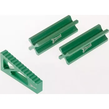 RC náhradní díl XCEED Měřidlo propadu ramen -3 až 10mm a bloky pod šasí 20 mm pro auta 1/10 On Road