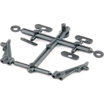 RC náhradní díl LRP Electronic Plastové držáky křídla - S10 Twister - 1/10 2WD Buggy