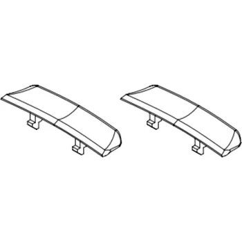 RC náhradní díl Turbo Racing Zadní křídlo karoserie C75 nízké 2ks