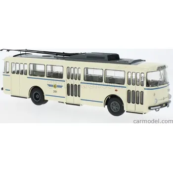 autíčko Premium classixxs Škoda 9tr Autobus Filobus Trasporto Pubblico 1961 1:43 Krémově Šedá Modrá