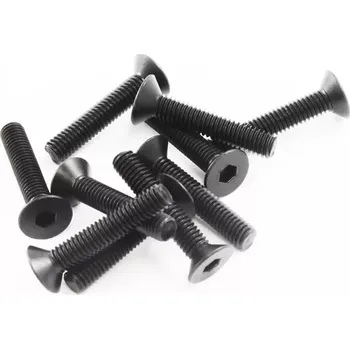 RC náhradní díl SWORKz ocelový Inbusový šroub s zápustnou hlavou, M3x16mm, 10 ks.