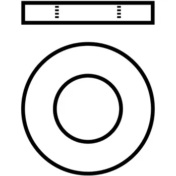 RC náhradní díl Team Corally Podložka M4, 10 ks.