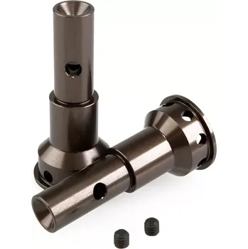 RC náhradní díl Ultimate Racing RC8 odlehčené alu CVD přední osy (2 ks.)