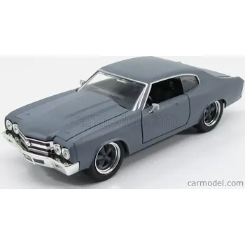 autíčko Jada Chevrolet Dom's Chevelle 454ss 1970 - Fast & Furious Iv (2009) - Solo Parti Originali - Original Parts 1:24 Základní Nátěr Matně Šedý