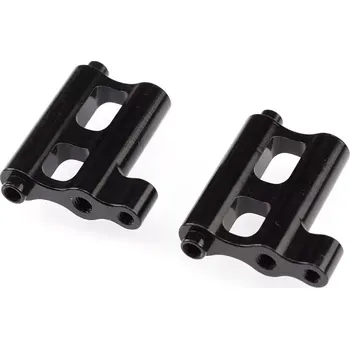 RC náhradní díl Revolution Design RC8B3.2 hliníkové držáky radio desky, 2 ks.