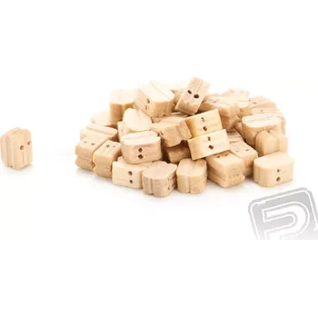 RC náhradní díl Billing Boats Kladka dvojitá dřevěná 5mm (50 ks)