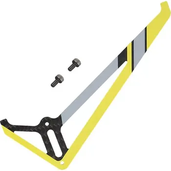 RC náhradní díl OMP M4 Svislý stabilizátor - Žlutý