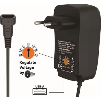 Pouzdro na mobilní telefon WG - Univerzální nabíječka s 13 adaptéry, černá 12808