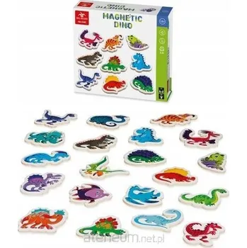 Obraz Magnetické Dřevěné Magnety 20 Kusů Dinosauři