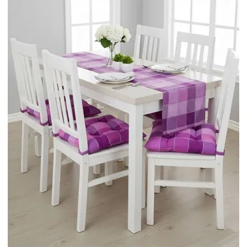 Podsedák Sedák na židli, Adam, fialový 40 x 40 cm