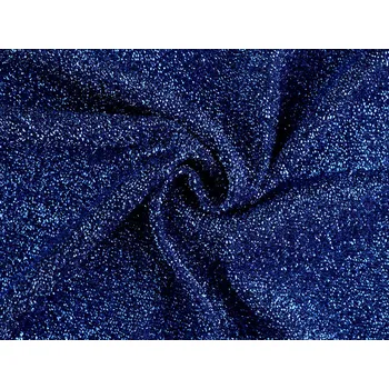 Dekorační třpytivá látka s kovovým lesklým povrchem