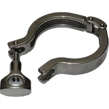 CLAMP SPONA SS 304 - zajišť. spona dvoudílná DN/DIN 50, pro CLAM*, talířek pr. 64 mm (A=67 mm)