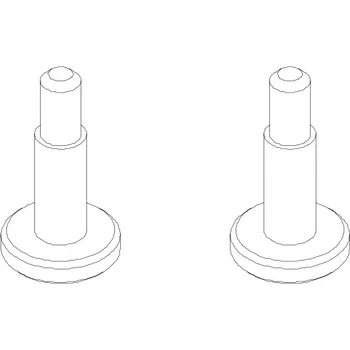 RC náhradní díl Turbo Racing Osa C50 2 ks