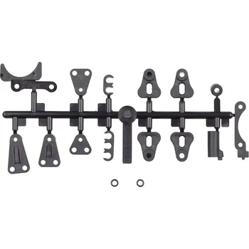 RC náhradní díl Associated RC10B84 Set držáků akumulátoru a ventilátoru