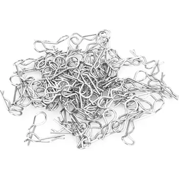 RC náhradní díl HOBBYTECH Universální sponky karoserie 1/10 (100 ks.)