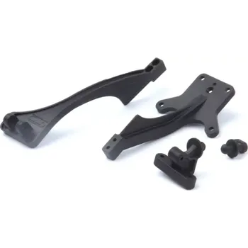 RC náhradní díl LRP Electronic Přední a zadní plastová vzpěra šasi - Rebel BX