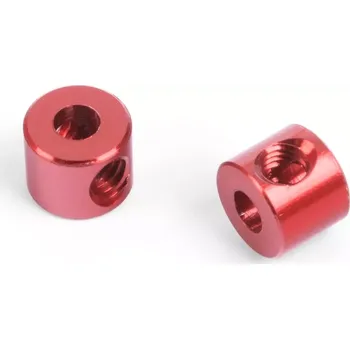 RC náhradní díl SWORKz hliníkový stavěcí kroužek, červený 2 ks.