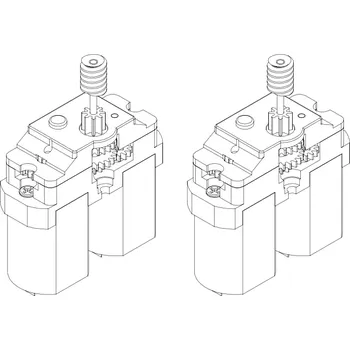 RC náhradní díl Turbo Racing Převodovka C50 2 ks