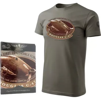 RC náhradní díl Antonio pánské tričko Douglas C-47 Skytrain S