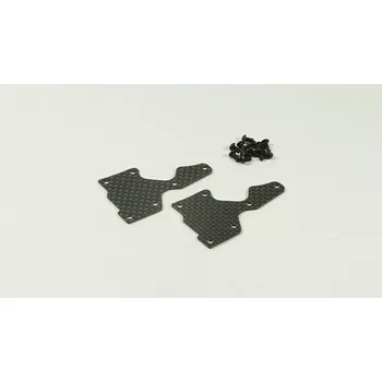 RC náhradní díl SWORKz uhlíková vzpěra spodní předního ramena, 1,0mm, včetně šroubů, 2 ks.