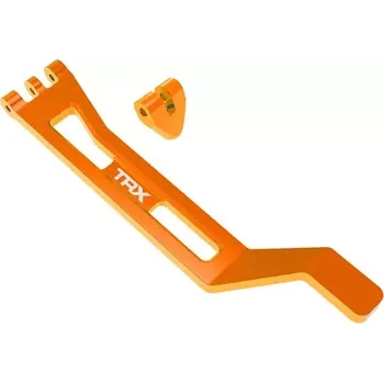 RC náhradní díl Traxxas držák baterie hliníkový oranžový