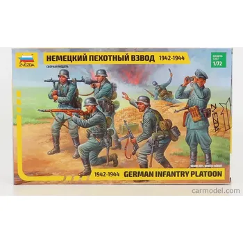 Plastikový model Zvezda Figures Soldati - Soldiers Military Germany Infantry Platoon 1:72 /