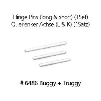 Modelářství DF models 6486 Osy pro uchycení předních ramen