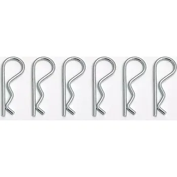 RC náhradní díl Associated Sponky karoserie (6ks.) - 1/8