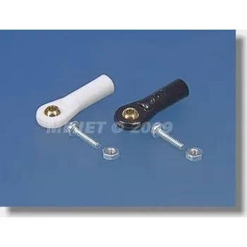 RC náhradní díl MPJet 2421 Kulový čep V1, pr5mm, M2/2 Černý 6ks