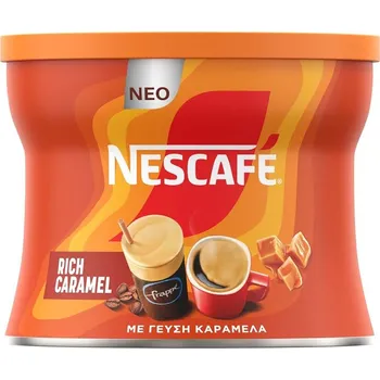 Káva Nescafé Classic Rich Caramel ŘECKÉ Frappé 95g