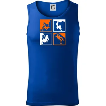 Pánské termoprádlo Quatro climb - Tílko pánské Core - XL ( Královská modrá )