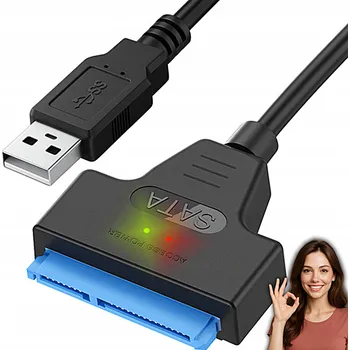 ADAPTÉR SATA USB 3.0 PRO SSD/HDD DISKY, PŘEVODNÍK, PLUG & PLAY