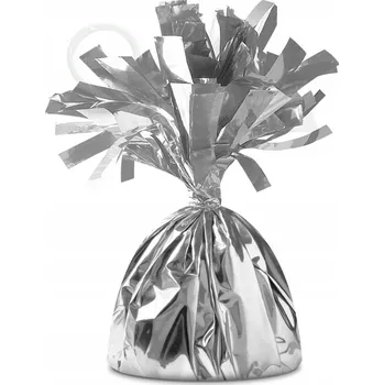 Balónek ZÁVAŽÍ ZÁVAŽÍ NA BALÓNKY PLNĚNÉ HELIEM STŘÍBRNÉ LESKLÉ