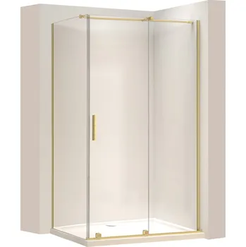 SPRCHOVÝ KOUT 100x90 KARTÁČOVANÝ ZLATÝ POSUVNÝ REA MONTANA