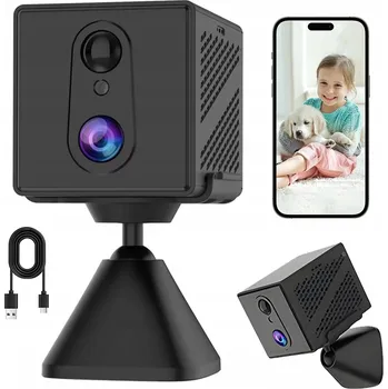 Zabezpečení domácnosti MINIATURNÍ KAMERA S DETEKCÍ POHYBU SKRYTÁ HD KAMERA S IR NOČNÍM VIDĚNÍM WiFi