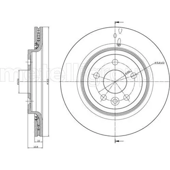 Brzdový kotouč Brzdový kotouč CIFAM (800-993C)