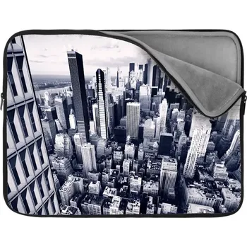 pouzdro na notebook Sablio Obal na notebook Mrakodrapy 2 - 17"