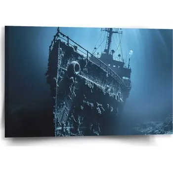 Obraz Sablio Obraz Vrak lodi na dně moře - 60x40 cm