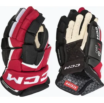 Hokejové rukavice Hokejové rukavice CCM JetSpeed FT6 Pro SR black/red/white