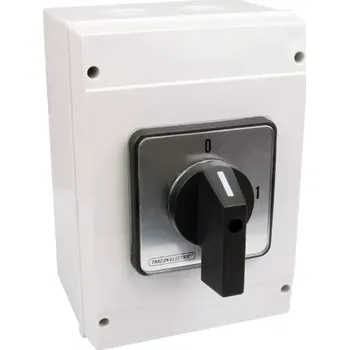 vypínač Vačkový vypínač, ON-OFF Tracon TK-169/3T65 400V, 50Hz, 160A, 3P, 37kW, 88×88mm, 90°, IP65 (Tracon TK-169/3T65)