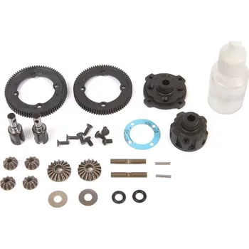 RC náhradní díl Team Losi Racing TLR centrální diferenciál kompletní, kovové převody: 22X-4