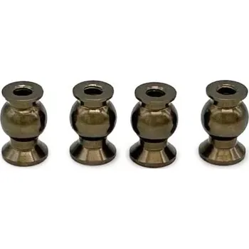 RC náhradní díl SWORKz hliníkové 7mm kuličky s oboustraným límcem, L6, 4 ks.