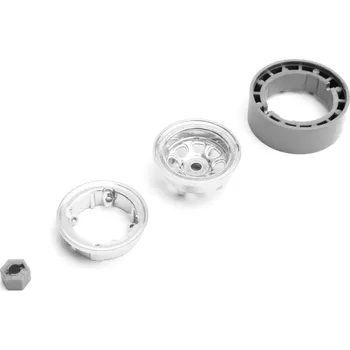 RC náhradní díl Kavan GRE18 Sada beadlock disku - chromovaná