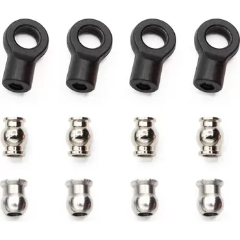 HOBBYTECH CRX2 plastové kloubky a kluličky, 4 + 4 + 4 ks.