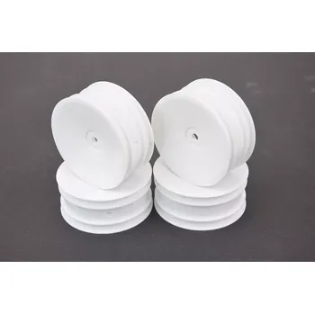 RC náhradní díl SWORKz 1/10 2WD Off Road Competition přední disky, bílé, 4 ks.