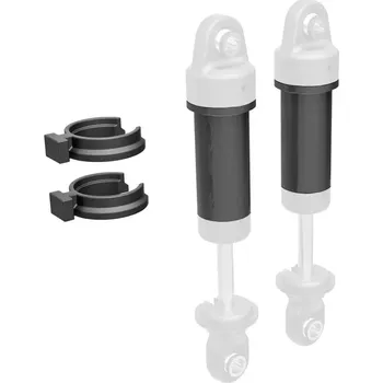 RC náhradní díl Traxxas tělo tlumiče GTM hliníkové šedě eloxované (2)