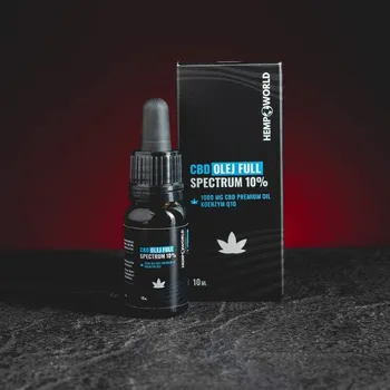 Přírodní produkt Kratom World CBD Olej Full Spectrum 10% 10ml